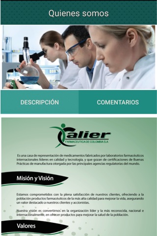 Calier Farmacéutica screenshot 2