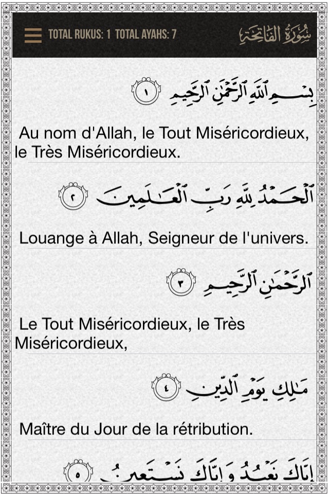 Quran French screenshot 2