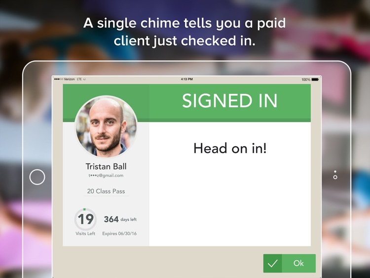 Class Check-in by MINDBODY