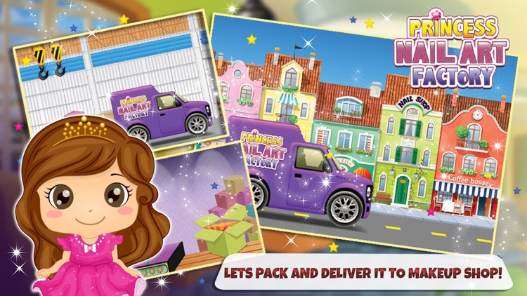 Princess Nail Art Factory – Make beauty salon & makeover items in this simulator game screenshot-4