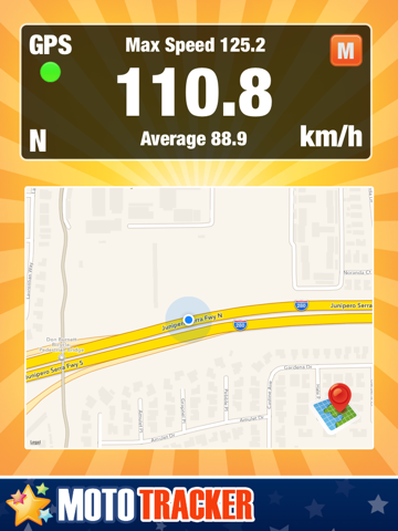Screenshot #4 pour Motorcycle Ride Tracker -  GPS Moto Navigation for Bikers, Motoriders, Scooters