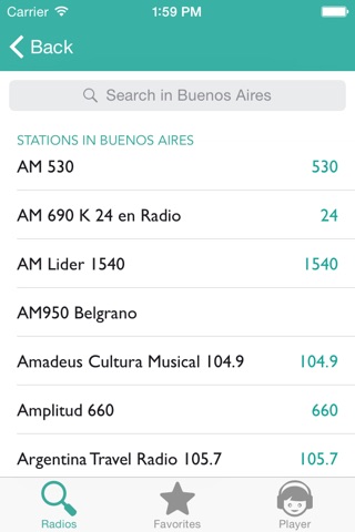 Radios de Argentina Online screenshot 2