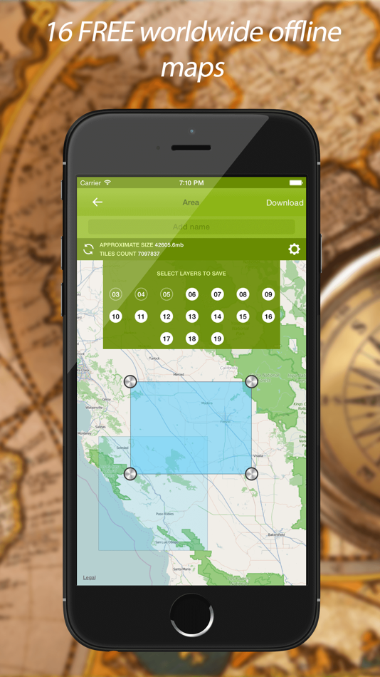 #2. Track Kit - GPS Tracker with offline maps (iOS) By: Natalia Gavrylova