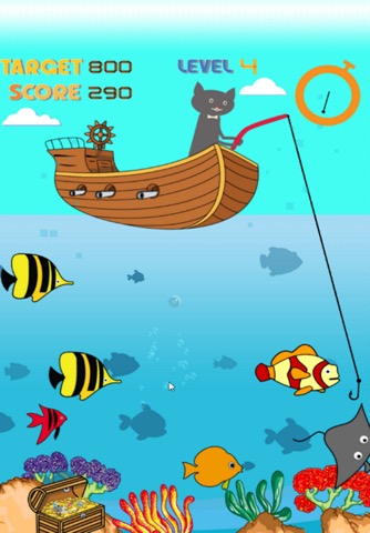 Magnetic Cat Fishing : 子供のための磁気猫釣りゲーム：それすることができますキャッチ魚！のおすすめ画像2