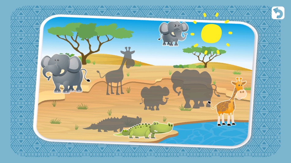 #3. My first jigsaw Puzzles : Animals from Jungle and Savanna [Free] (iOS) Με: INSYNCAPP