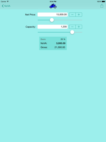 Screenshot #6 pour NoVA Calculator for Austrian Vehicles