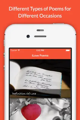 Game screenshot iLove Poems apk