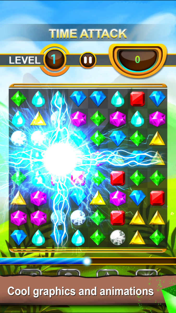 Jewels Quest - Classic Match-3 Puzzle Game official gameplay screenshot 8
