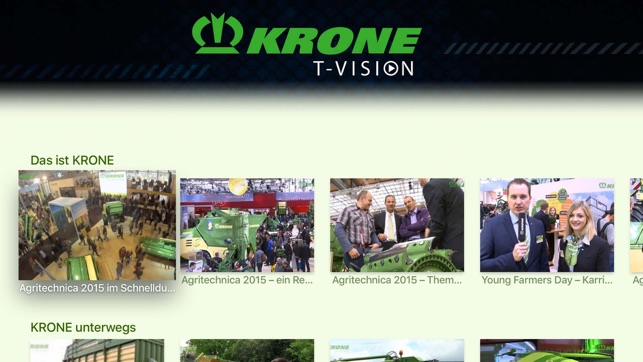 KRONE T-Vision