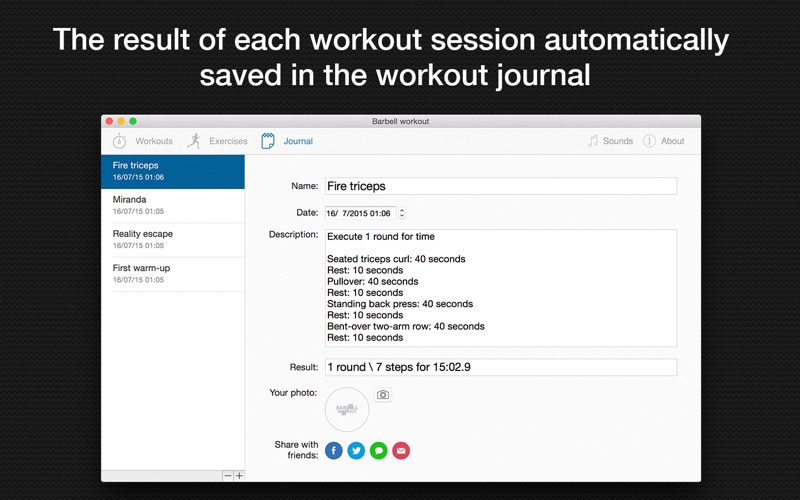App screenshot