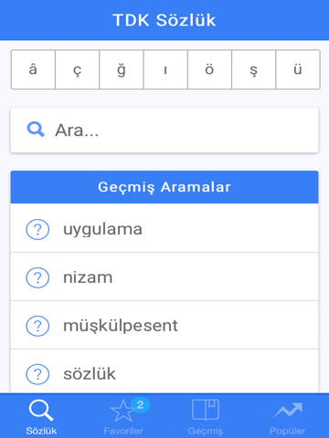 Screenshot #4 pour Türkçe Sözlük