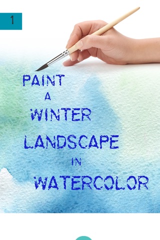 Paint a Winter Landscape in Watercolor screenshot 3