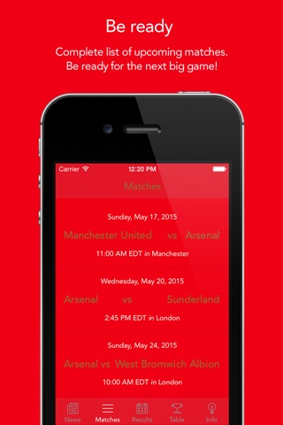 Go Arsenal! — News, rumors, matches, results & stats! screenshot 2