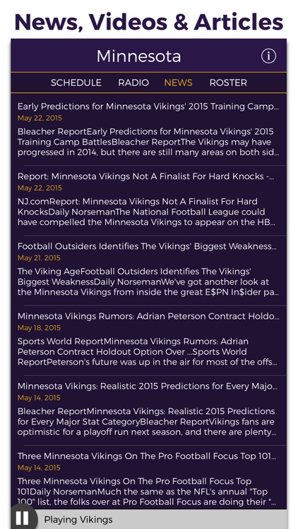 Minnesota Football Radio & Live Scores screenshot-4