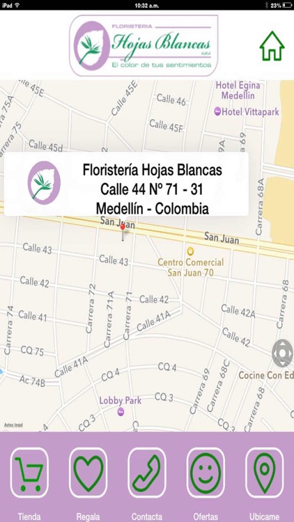 Floristería Hojas Blancas