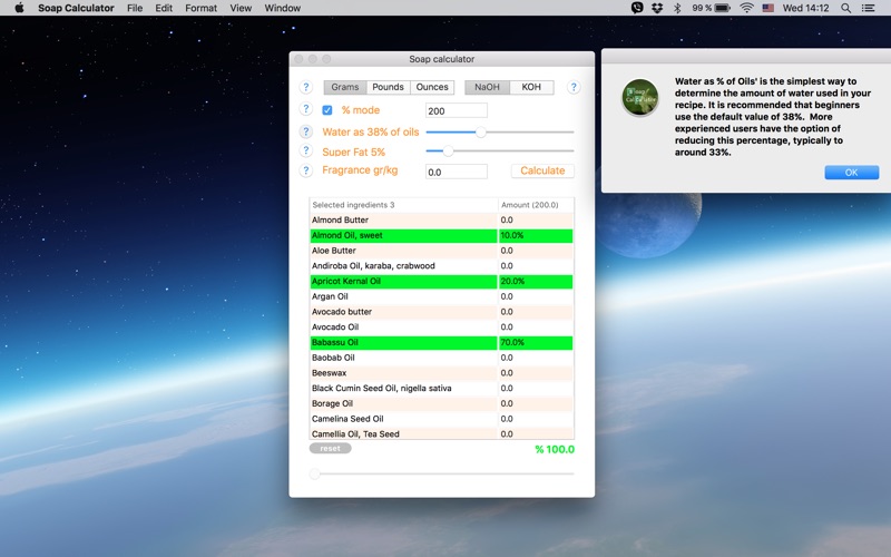 Screenshot #2 pour Soap Calculator
