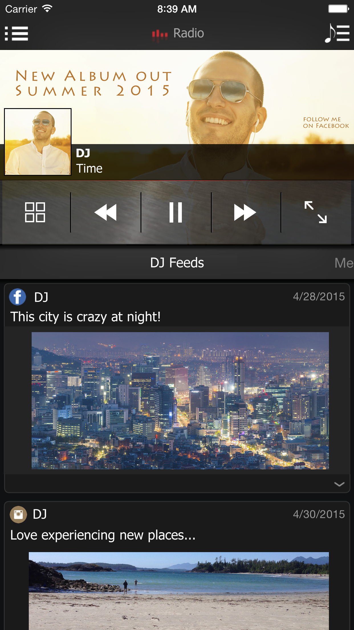 onTune FM - Stream Free Music, Live Radio, & Videos screenshot 3