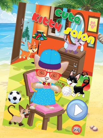 Cute Kitty Salon - Crazy little pet wash, dressup and cat makeover spa salon game