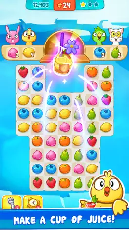 Game screenshot Panda Juice - matching 3 fruit land puzzle adventure hack