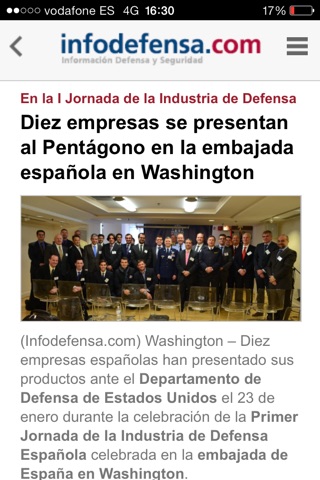 Infodefensa España screenshot 2