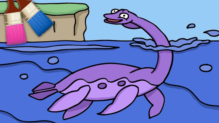 Colorear dinosaurios - juegos de dinos para pintar - Premium