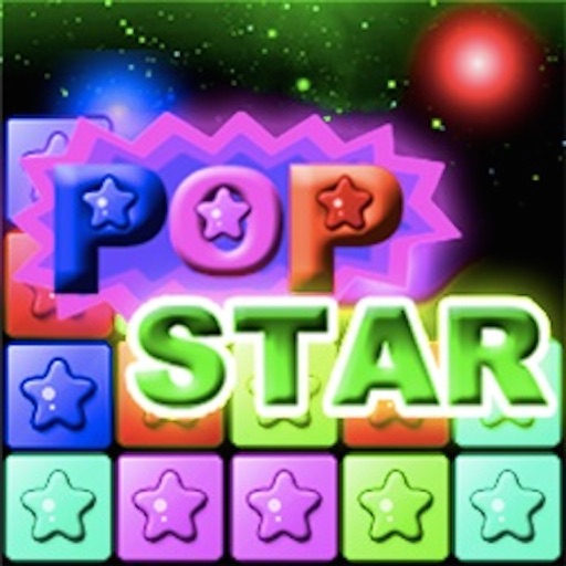 Stars Pop Crush - Make Connected Same Color Blocks Blast