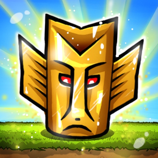 Tiny Totem Tap- Aztec, Mayan gold chain reaction puzzle game hd icon