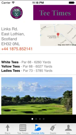Game screenshot Scotland's Golf Coast Tee Times hack