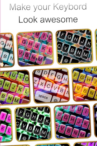 Custom Keyboard Abstract : Color & Wallpaper Themes in The Art Gallery Designs Style screenshot 3