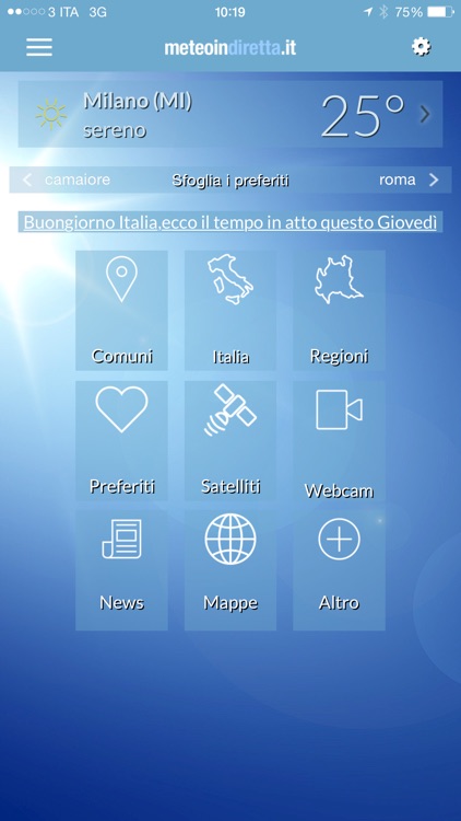 Meteo In Diretta - Previsioni meteo più attendibili
