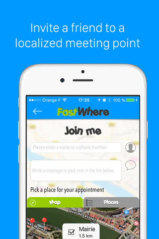 FastWhere - Find GPS location of friends and family in realtime screenshot 4