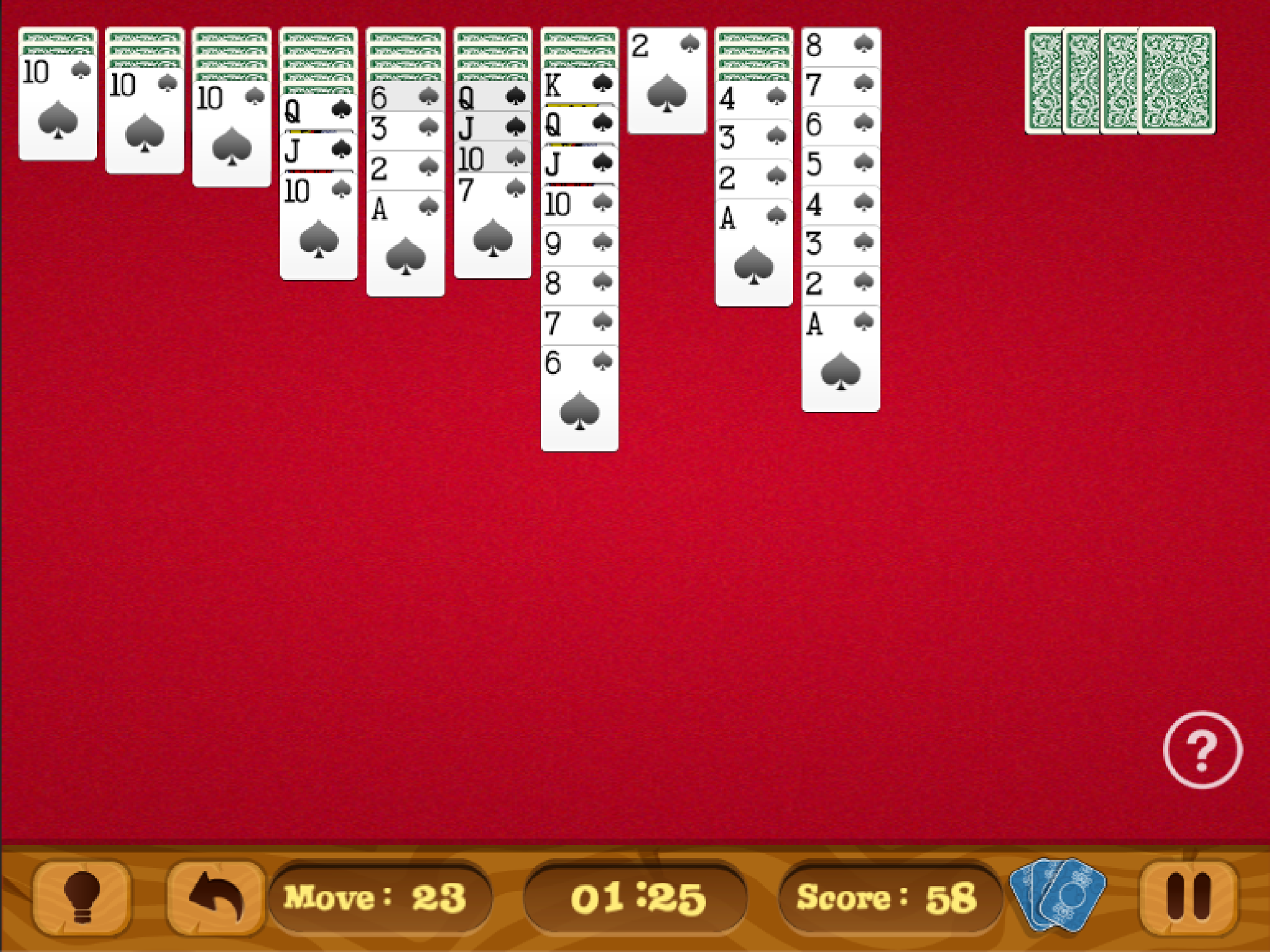 Spider Solitaire Online