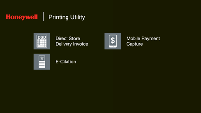 Screenshot #1 pour Honeywell Printing Utility