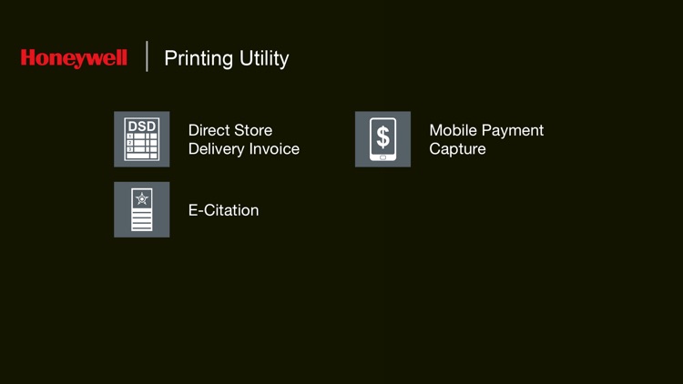 Honeywell Printing Utility