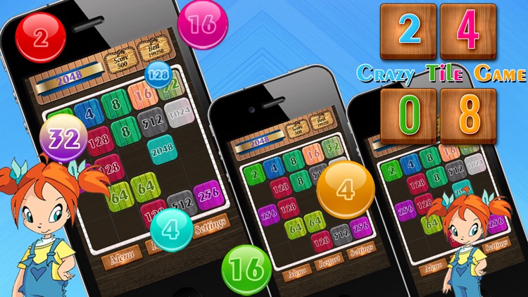 2048 - Crazy Tile Game