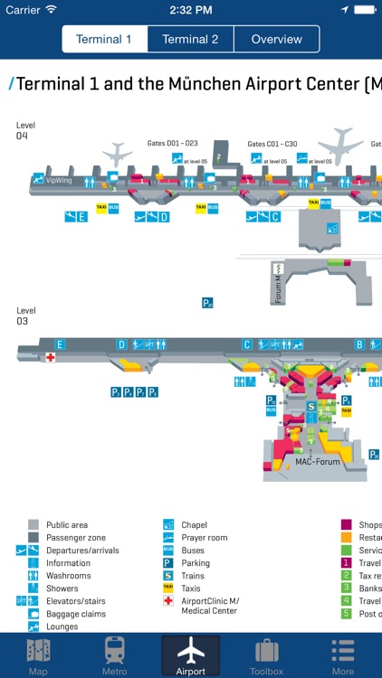 Munich Offline Map - City Metro Airport