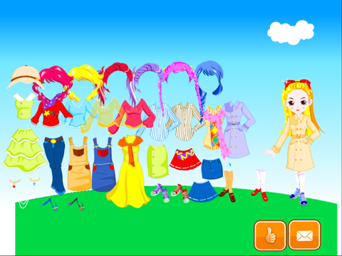 Screenshot #6 pour Colorful Doll DressUp