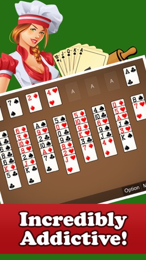 Bakers Game Solitaire Free Card Game Classic Solitare Solo(圖4)-速報App