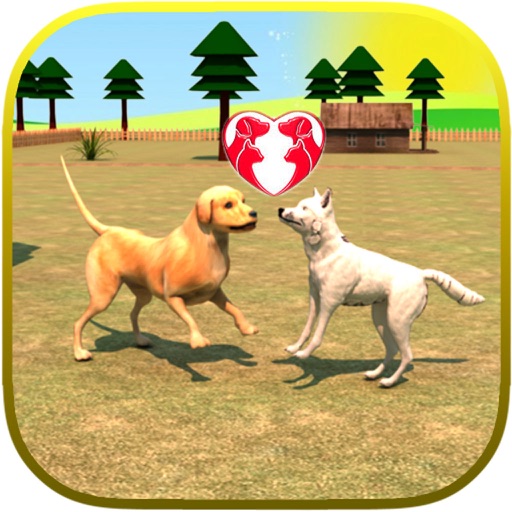 Real Dog Romance Simulator 3D Icon