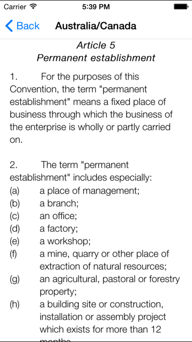 Screenshot #1 pour International Tax