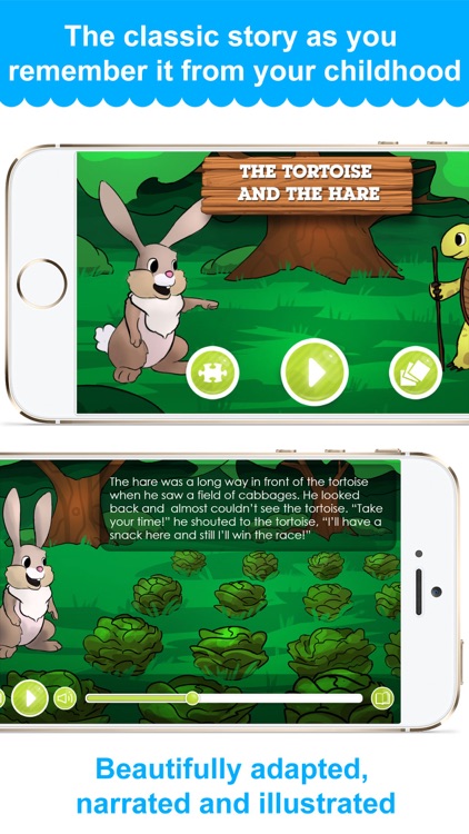 The Tortoise and the Hare - Narrated classic fairy tales and stories for children