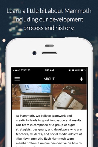 Mammoth - Mobile Application Developer screenshot 2
