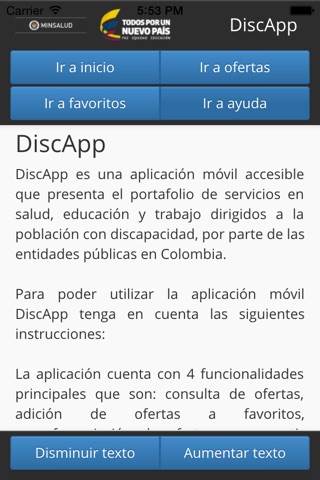 App DiscApp screenshot 2