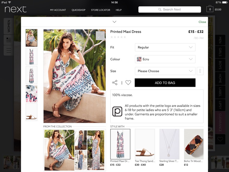 Next for iPad – Fashion & Home screenshot-3