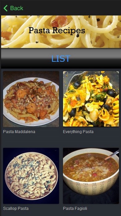 Screenshot #1 pour Easy Pasta Recipes