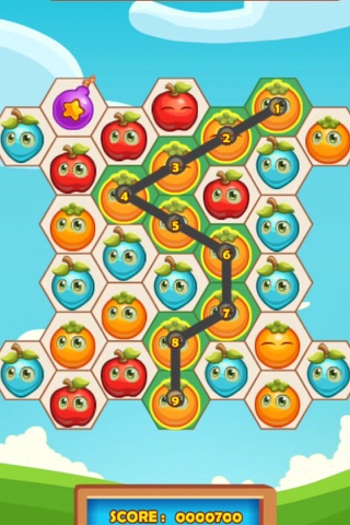 Fruita Swipe 2 - Rescue the Food: Funny Match 3 Puzzle Game App screenshot 4