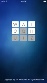 watch letter quiz iphone screenshot 1