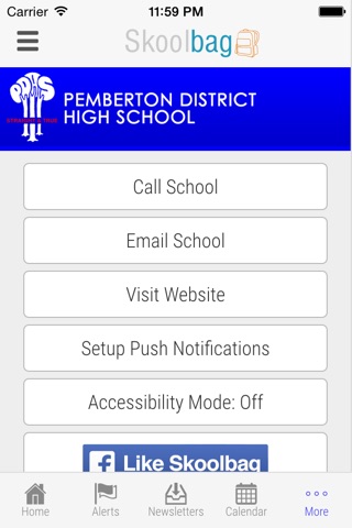 Pemberton District High School - Skoolbag screenshot 4