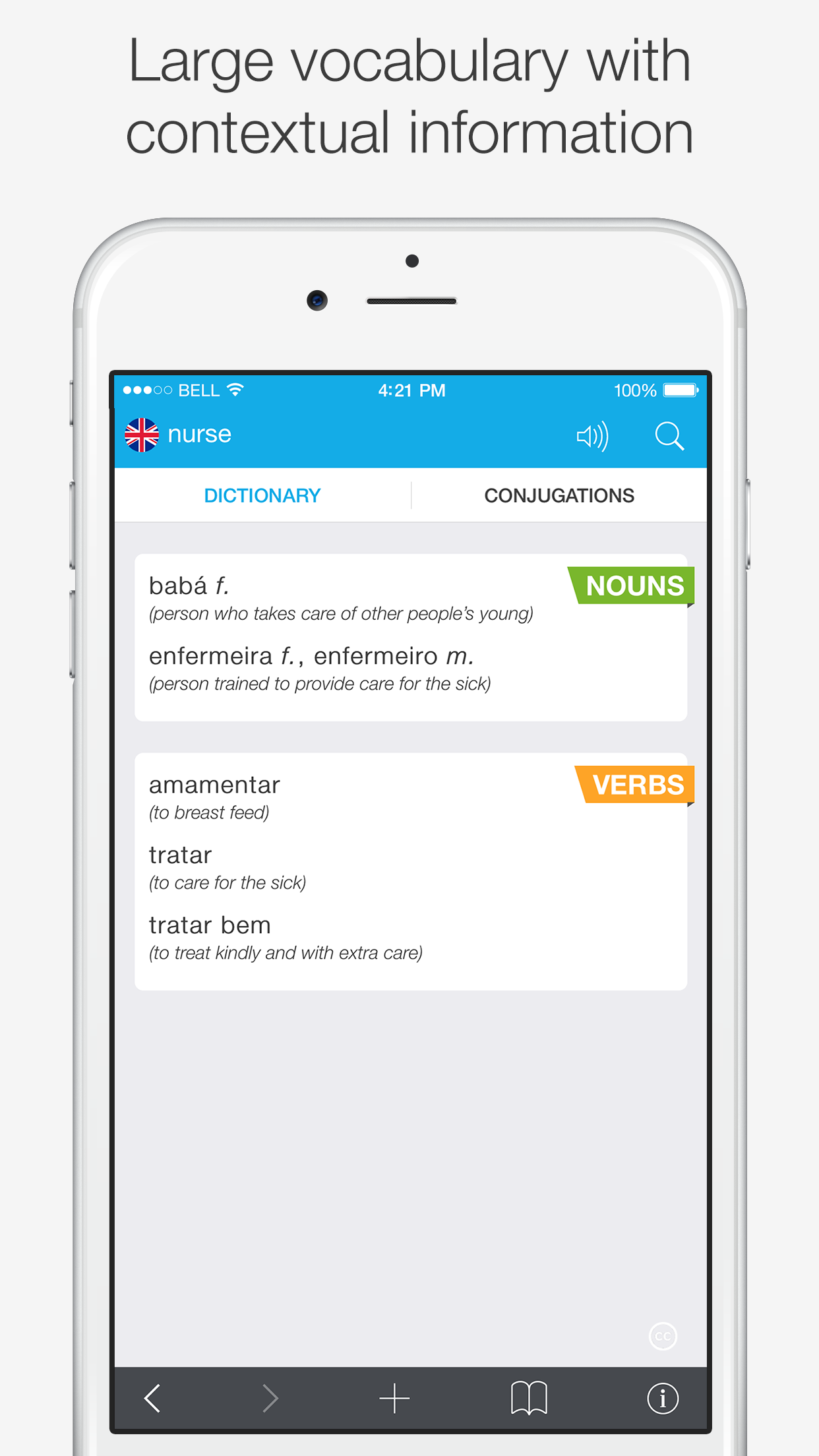 Brazilian – English Dictionary screenshot 3