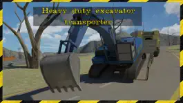 Game screenshot Excavator Transporter Rescue 3D Simulator- Be ready to rescue cars in this extreme high powered excavator transporter game hack